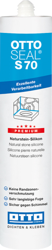 Ottoseal S 70 Naturstein-Silicon 310 ml C44 Hellblau Struktur